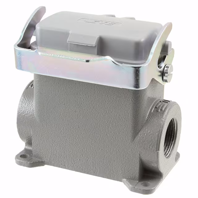 H10B-SDRH-LB-2M25 TE Connectivity AMP Connectors  Alloggiamenti per connettori per impieghi gravosi, cappucci e basi